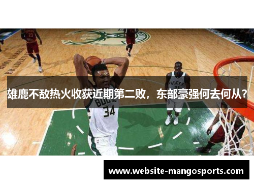 雄鹿不敌热火收获近期第二败，东部豪强何去何从？